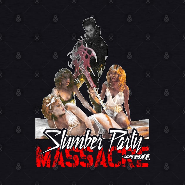 Slumber Party Massacre 80s Cult Classic Horror Design by darklordpug